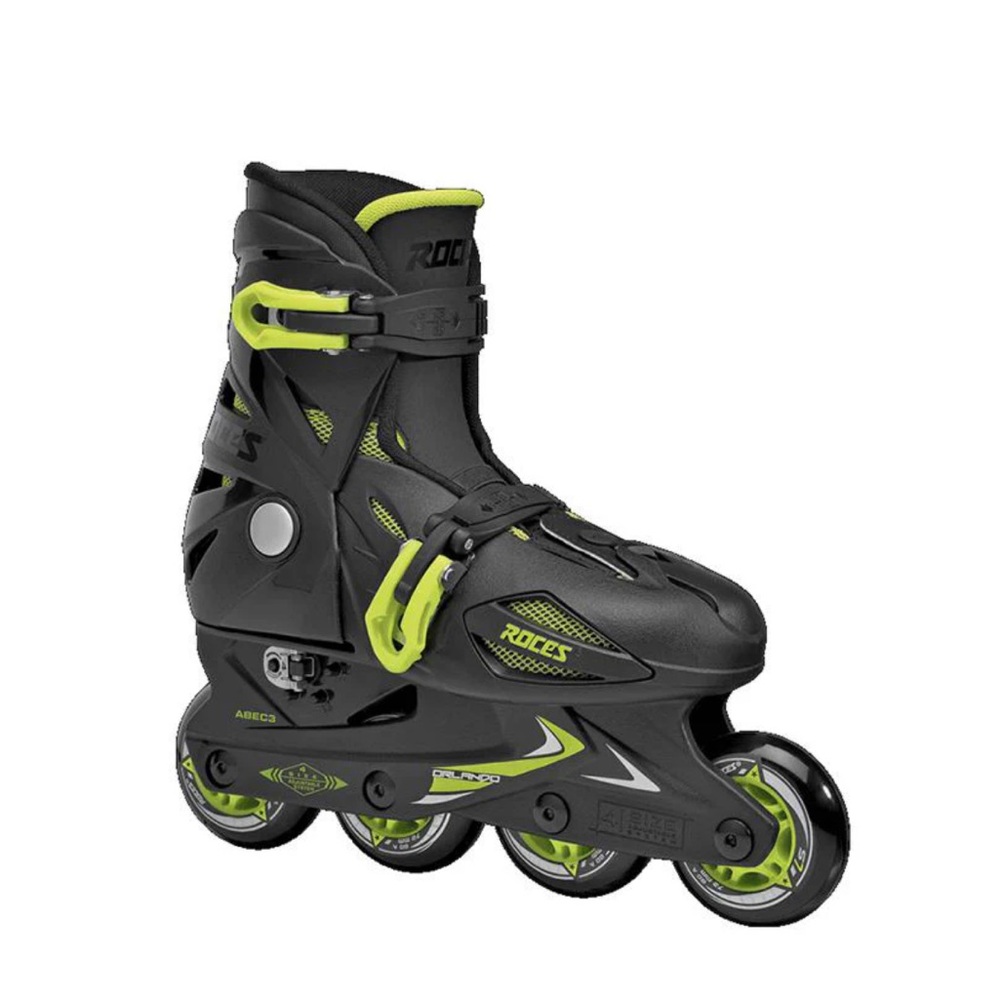 ROCES ORLANDO III BLACK/LIME Roller Skate
